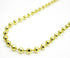 14K Yellow Gold Solid Diamond Cut Moon Chain 2MM 18" 9.09 Gram - Gold Americas