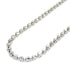 10K White Gold Solid Diamond Cut Moon Chain 3MM 36" 24.00 Gram - Gold Americas