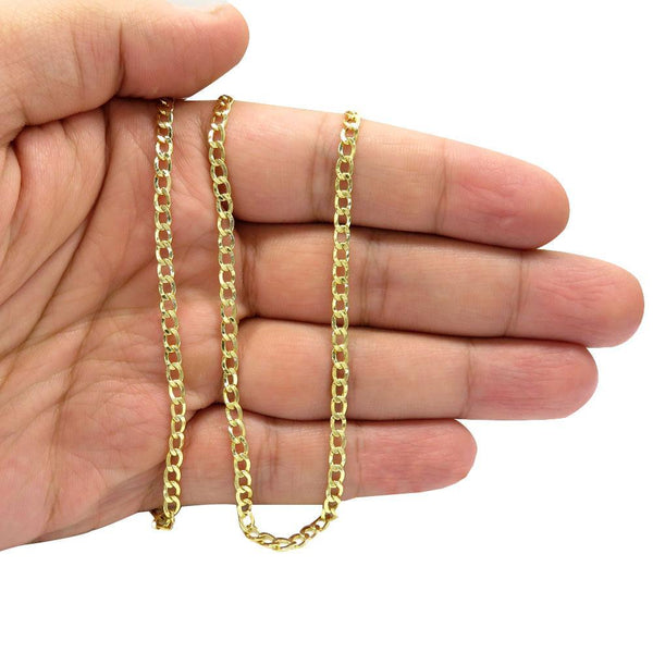 14K Yellow Gold Cuban Chain 4.5MM