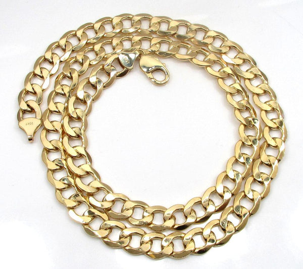 10K Yellow Gold Miami Cuban Chain 9MM