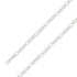 925 Sterling 7mm Silver E-Coated Figaro Chain Size- 8" - Gold Americas